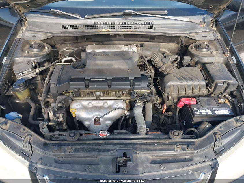 2008 Kia Spectra Ex VIN: KNAFE122185584775 Lot: 45666536