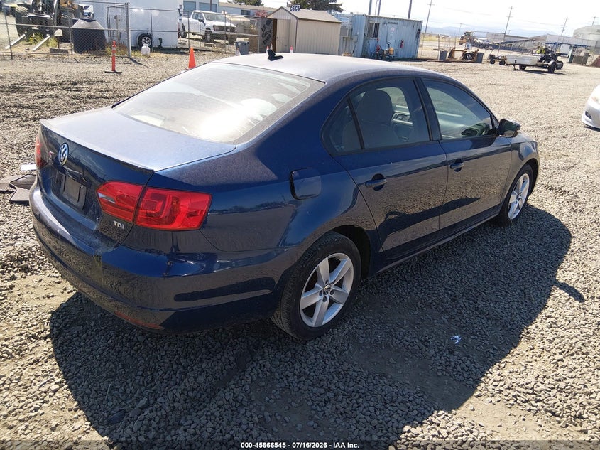 2011 VOLKSWAGEN JETTA SEDAN 2.0L I-4 DI, DOHC, TURBO, 140HP