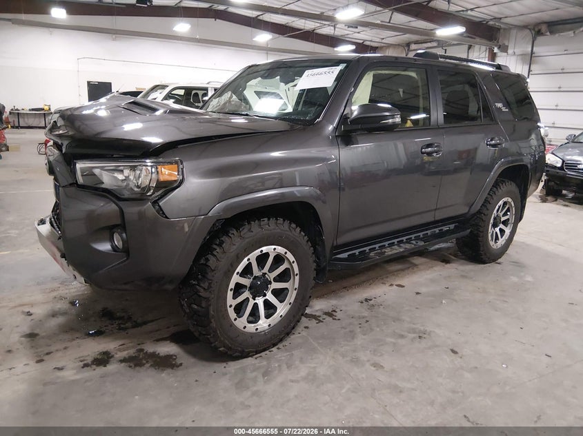 Vin: jtebu5jr7l5777852, lot: 46165127, toyota 4runner trd off road premium 20202