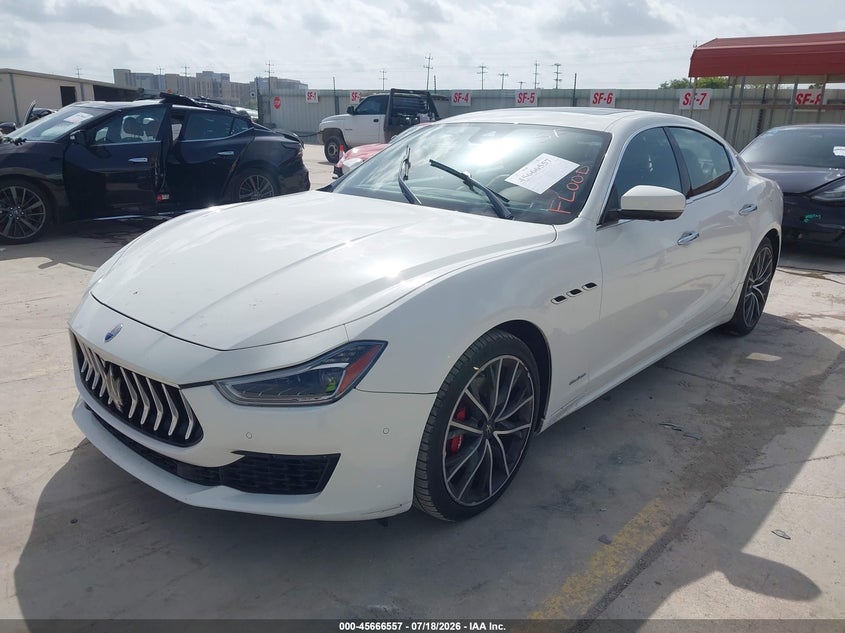 Vin: zam57xsl1l1342343, lot: 46165129, maserati ghibli granlusso 20202