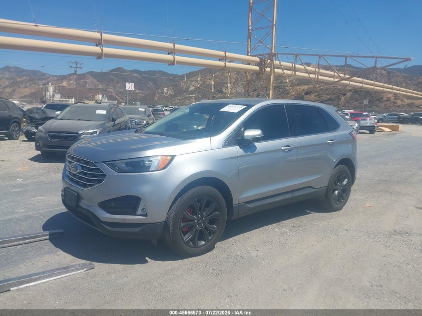 Vin: 2fmpk4k96pba16428, lot: 46165145, ford edge titanium 20232