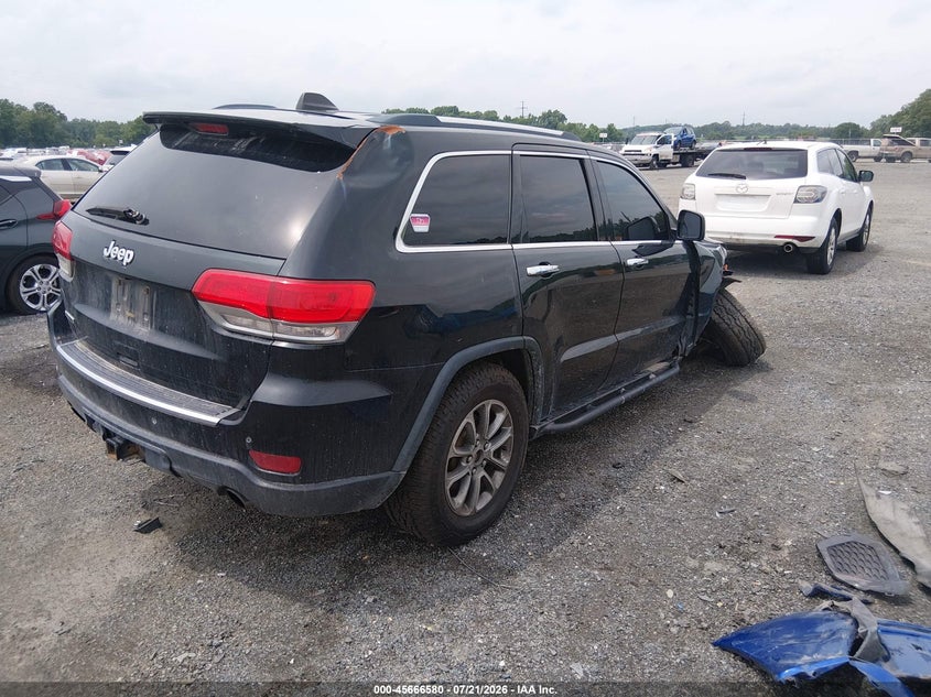 2014 Jeep Grand Cherokee Limited VIN: 1C4RJFBMXEC443270 Lot: 45666580