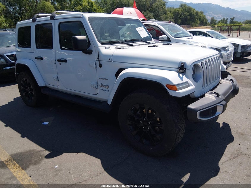 2021 Jeep Wrangler 4Xe Unlimited Sahara 4X4 VIN: 1C4JJXP6XMW782203 Lot: 45666587