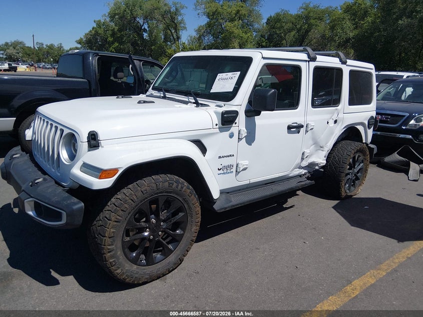 2021 Jeep Wrangler 4Xe Unlimited Sahara 4X4 VIN: 1C4JJXP6XMW782203 Lot: 45666587