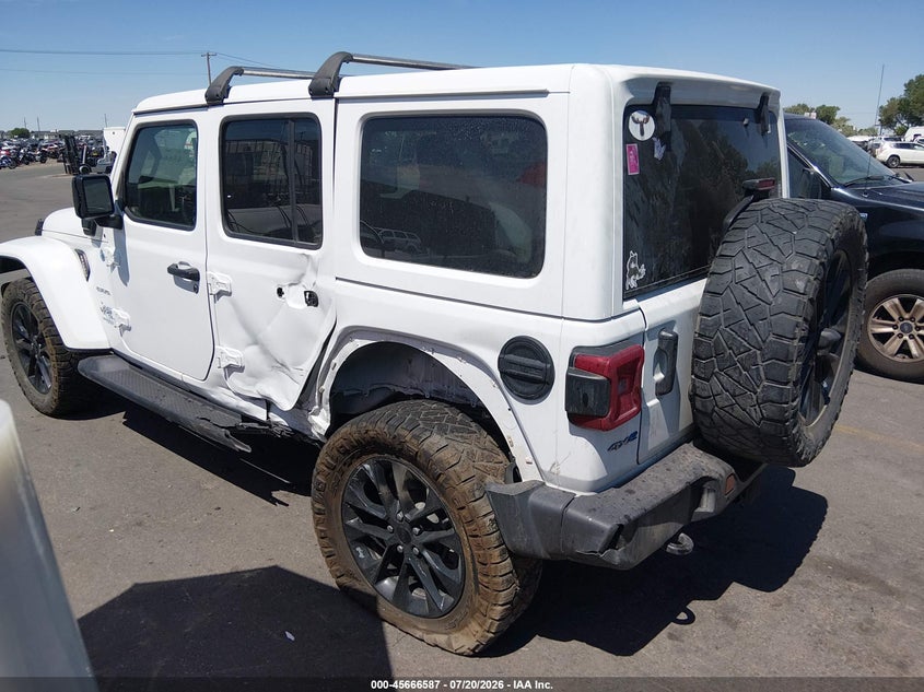 2021 Jeep Wrangler 4Xe Unlimited Sahara 4X4 VIN: 1C4JJXP6XMW782203 Lot: 45666587