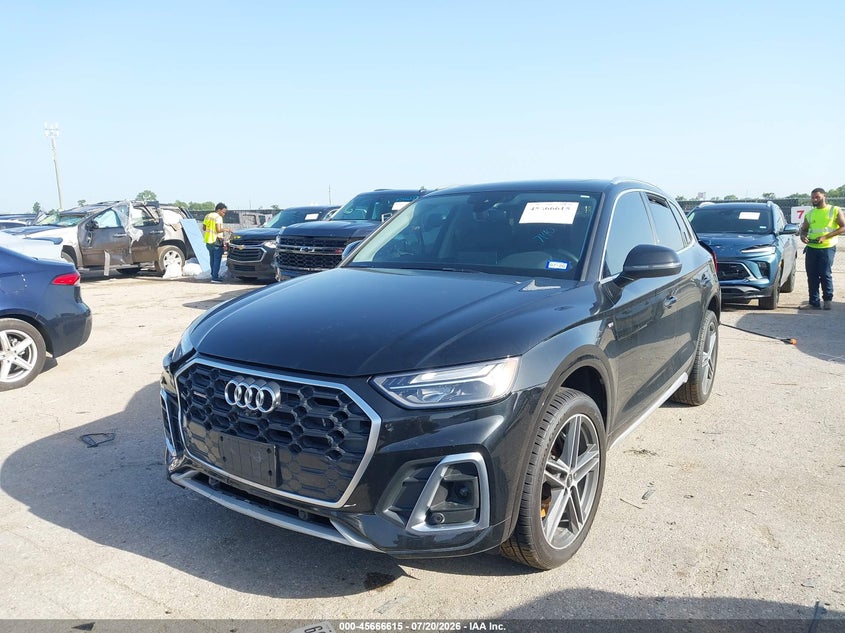 Vin: wa1e2afy8m2047140, lot: 46165187, audi q5 premium plus 55 tfsi e quattro s tronic 20212