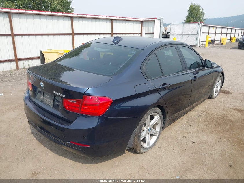 2014 BMW 328D xDrive VIN: WBA3D5C50EKX96781 Lot: 45666616