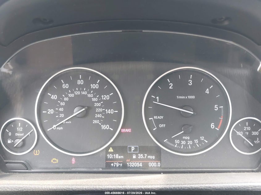 2014 BMW 328D xDrive VIN: WBA3D5C50EKX96781 Lot: 45666616