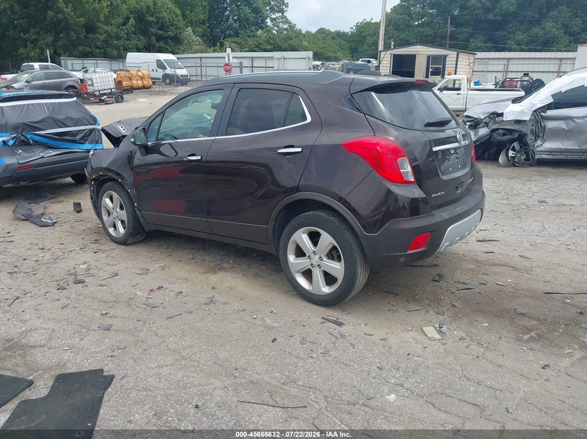Vin: kl4cjbsb9fb126529, lot: 46165204, buick encore convenience 20153