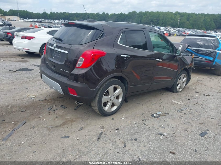 Vin: kl4cjbsb9fb126529, lot: 46165204, buick encore convenience 20154