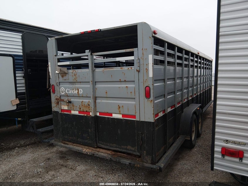 2002 * GOOSENECK TRAILER auction photo 4