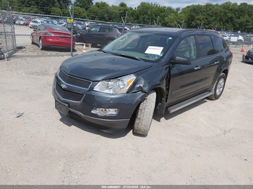 Vin: 1gnkvfed6bj224399, lot: 46165229, chevrolet traverse ls 20112
