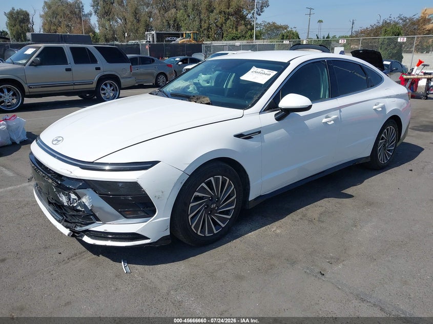 Vin: kmhl34jj5sa117388, lot: 46165232, hyundai sonata hybrid sel 20252