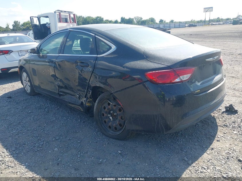 Vin: 1c3cccfb4gn171527, lot: 46165234, chrysler 200 lx 20163