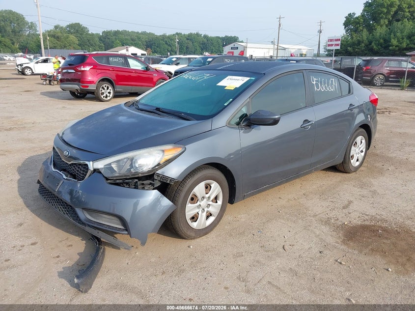 Vin: knafk4a62g5565827, lot: 46165246, kia forte lx 20162