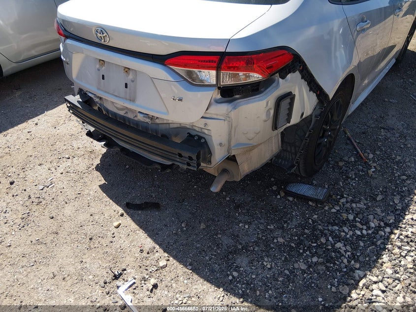 2020 Toyota Corolla Le VIN: 5YFEPRAE3LP124399 Lot: 45666680