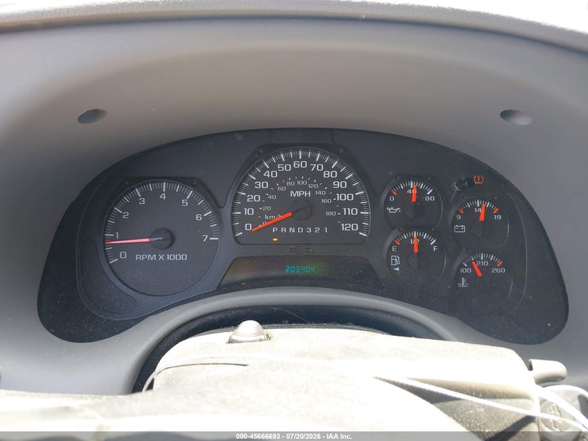 2008 Chevrolet Trailblazer Fleet VIN: 1GNDS13SX82105540 Lot: 45666693