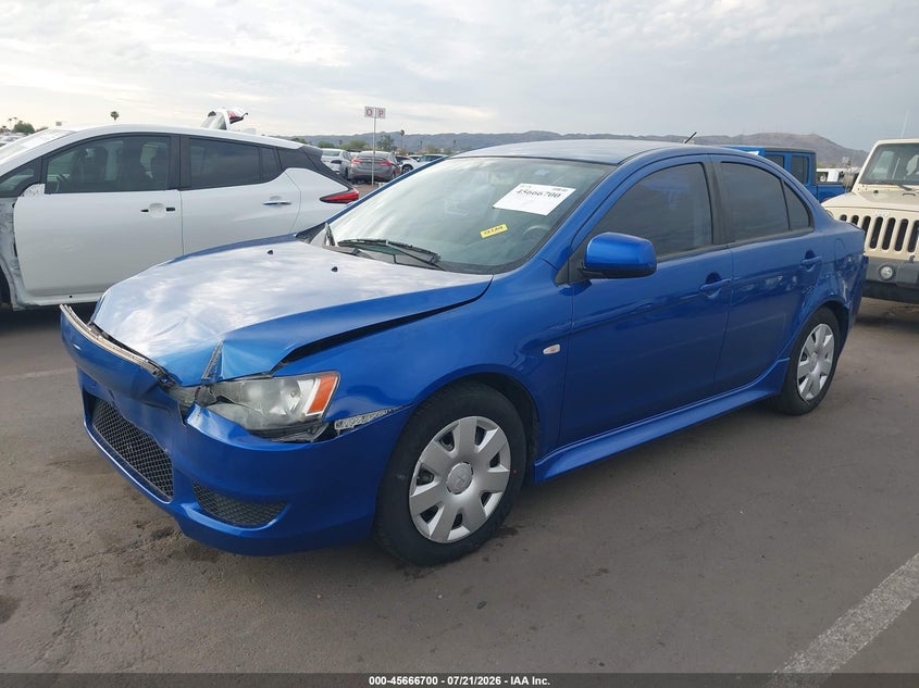 Vin: ja32u2fu8bu022051, lot: 46165272, mitsubishi lancer es 20112
