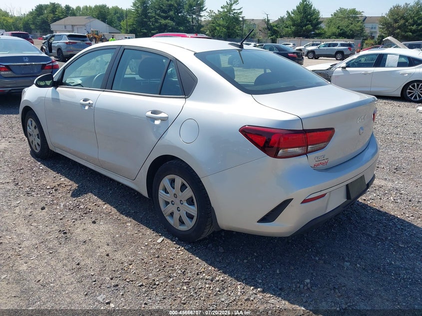 2022 KIA RIO auction photo 3