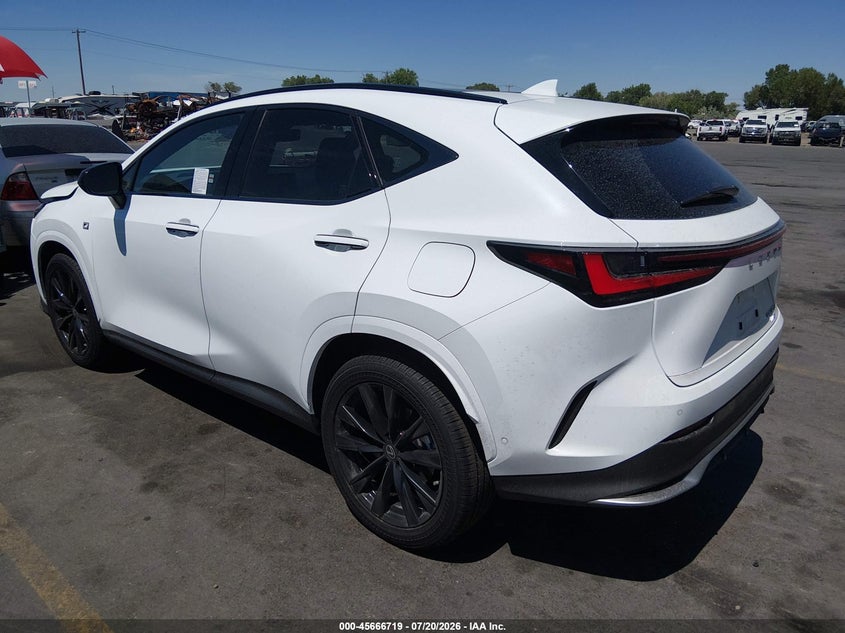 Vin: jtjkkcfz8t2096329, lot: 46165291, lexus nx 450h+ f sport handling 20263