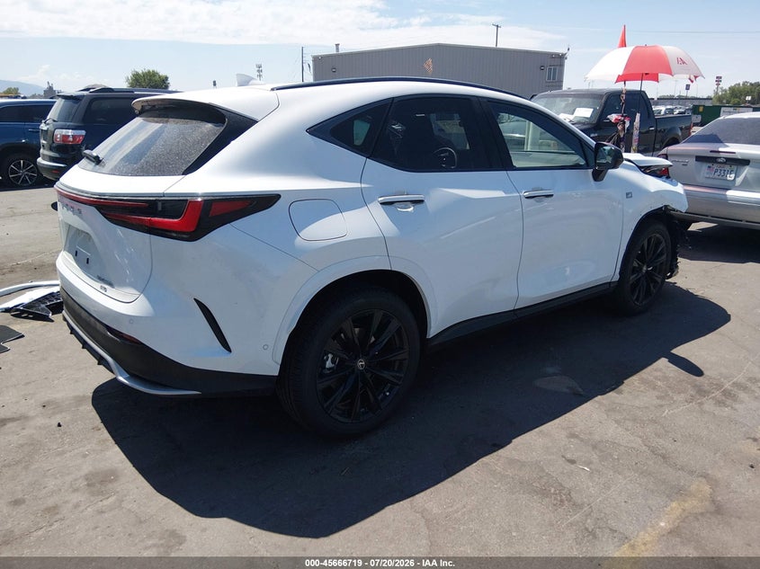 Vin: jtjkkcfz8t2096329, lot: 46165291, lexus nx 450h+ f sport handling 20264
