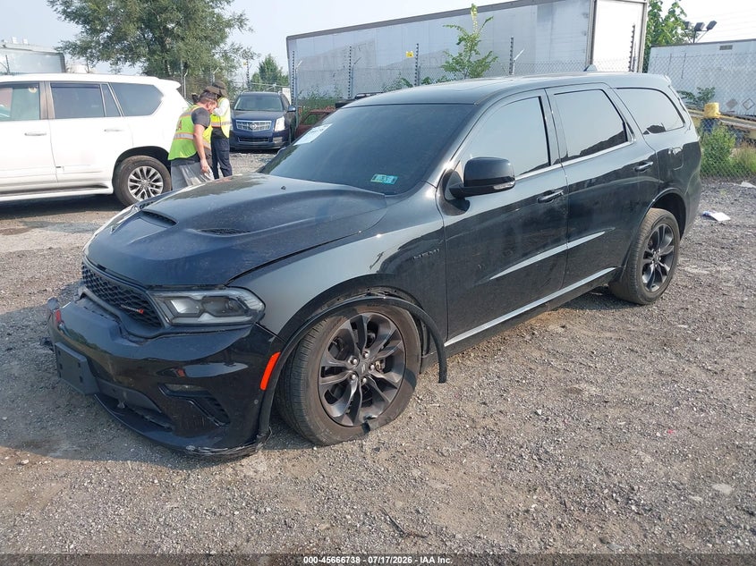 Vin: 1c4sdjct7nc206351, lot: 46165310, dodge durango r/t awd 20222