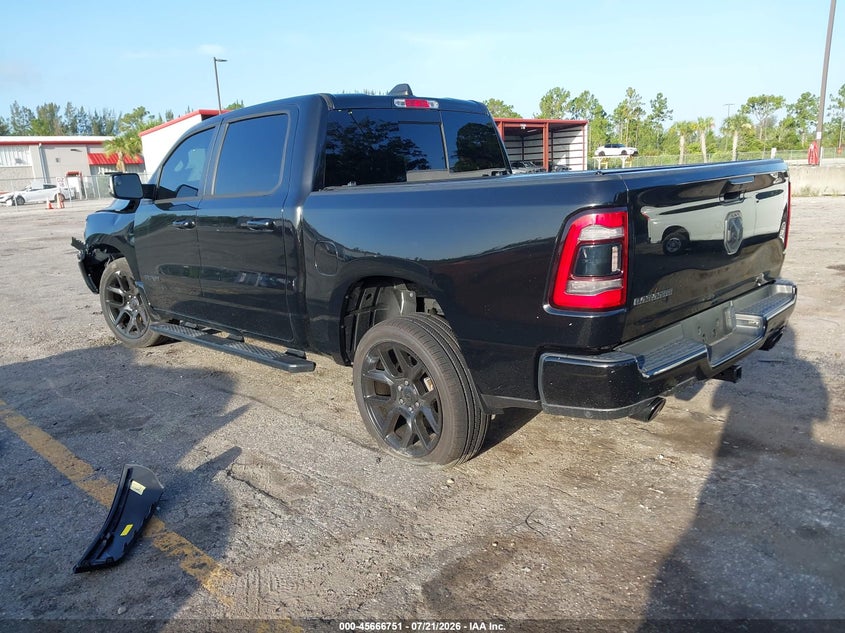 Vin: 1c6rrejt1rn205790, lot: 46165323, ram 1500 laramie  4x2 5'7 box 20243