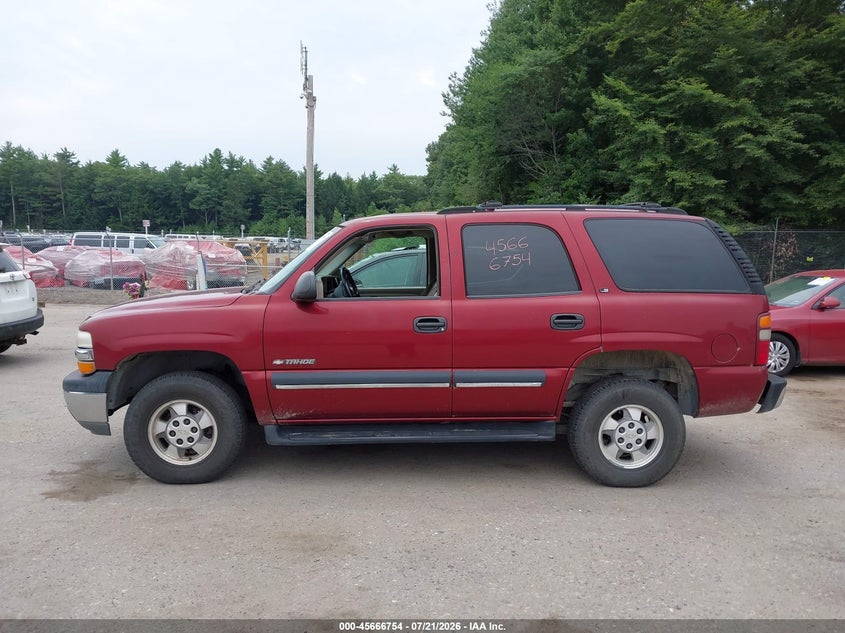 2002 Chevrolet Tahoe Ls VIN: 1GNEK13V82J246330 Lot: 45666754
