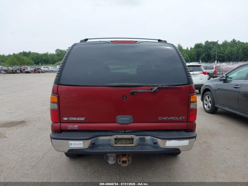 2002 Chevrolet Tahoe Ls VIN: 1GNEK13V82J246330 Lot: 45666754