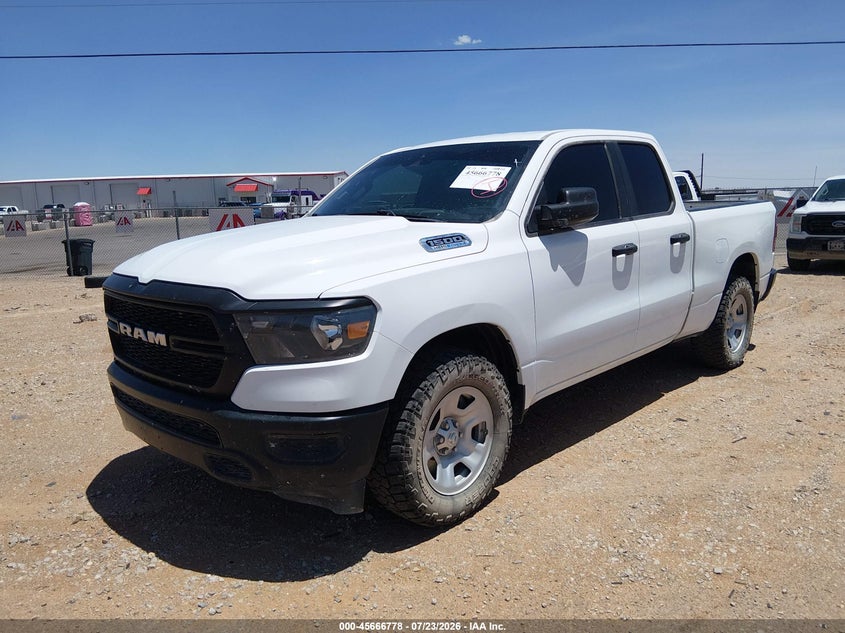 Vin: 1c6srfct8pn586491, lot: 46165350, ram 1500 tradesman  4x4 6'4 box 20232