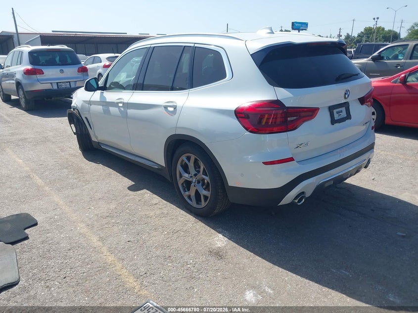 Vin: 5uxts1c04l9c89992, lot: 46165352, bmw x3 phev xdrive30e 20203