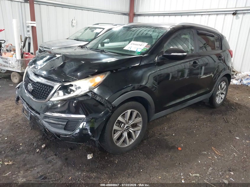 2015 Kia Sportage, Front End, IAAI, VIN KNDPB3AC2F7782126 — photo 2
