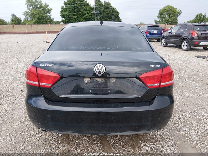 2014 Volkswagen Passat 2.0L Tdi Se VIN: 1VWBN7A34EC044131 Lot: 45666948
