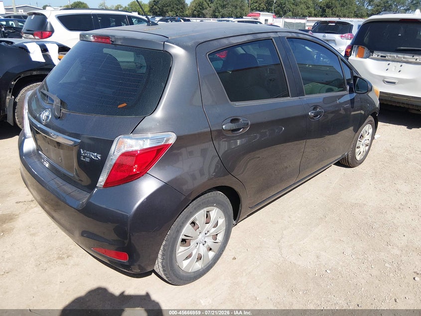 2012 TOYOTA YARIS — zdjęcie 4
