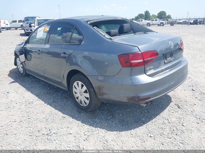2016 Volkswagen Jetta 1.4T S VIN: 3VW267AJ9GM378488 Lot: 45666972