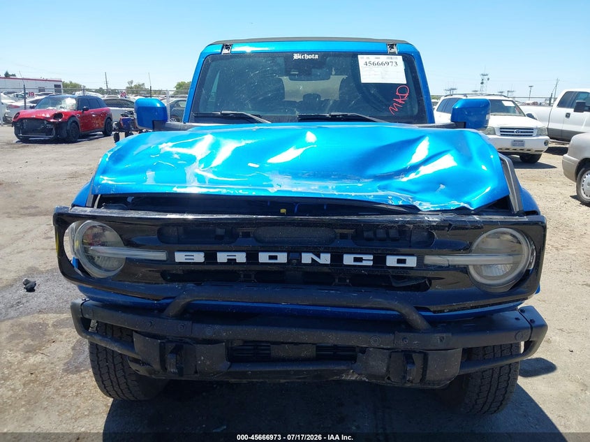 2021 Ford Bronco Outer Banks VIN: 1FMEE5DP5MLA94646 Lot: 45666973