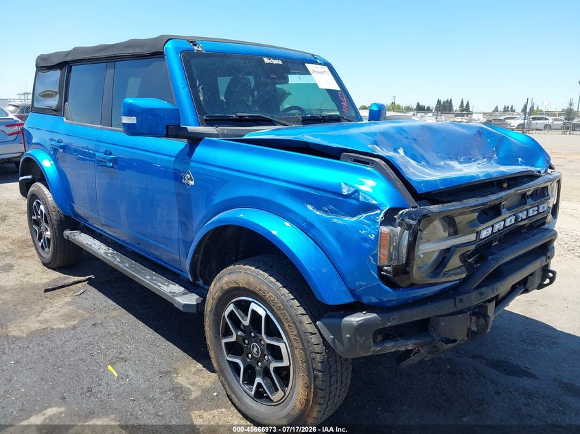 2021 Ford Bronco Outer Banks VIN: 1FMEE5DP5MLA94646 Lot: 45666973