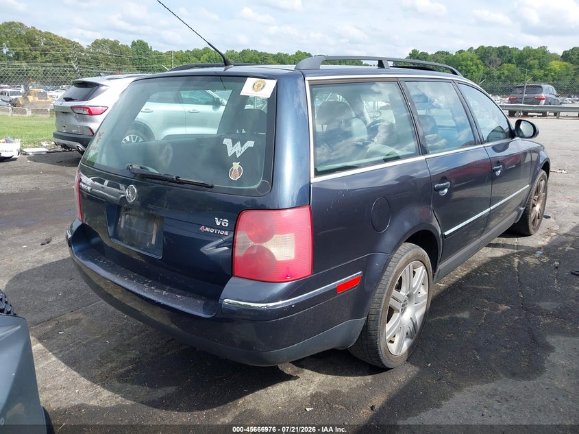 2005 Volkswagen Passat Glx VIN: WVWYU63B05E041424 Lot: 45666976