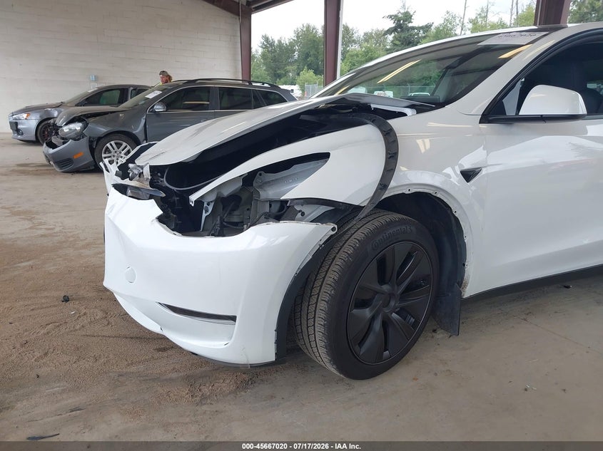 2025 Tesla Model Y Long Range Dual Motor Rear-Wheel Drive VIN: 7SAYGDED6SF258838 Lot: 45667020