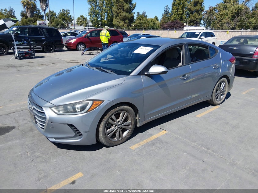 Vin: 5npd84lf7hh188144, lot: 46165605, hyundai elantra se 20172