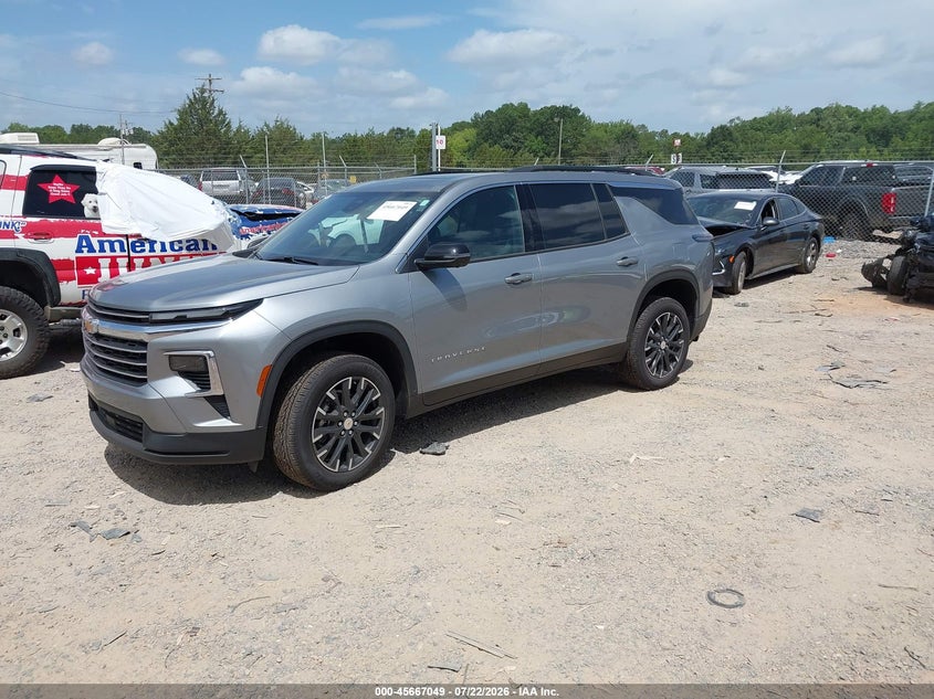 Vin: 1gnevgks5tj219962, lot: 46165621, chevrolet traverse awd lt 20262