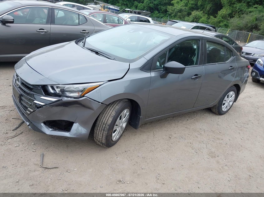 2025 Nissan Versa, Front & Rear, IAAI, VIN 3N1CN8DV1SL880542 — photo 2