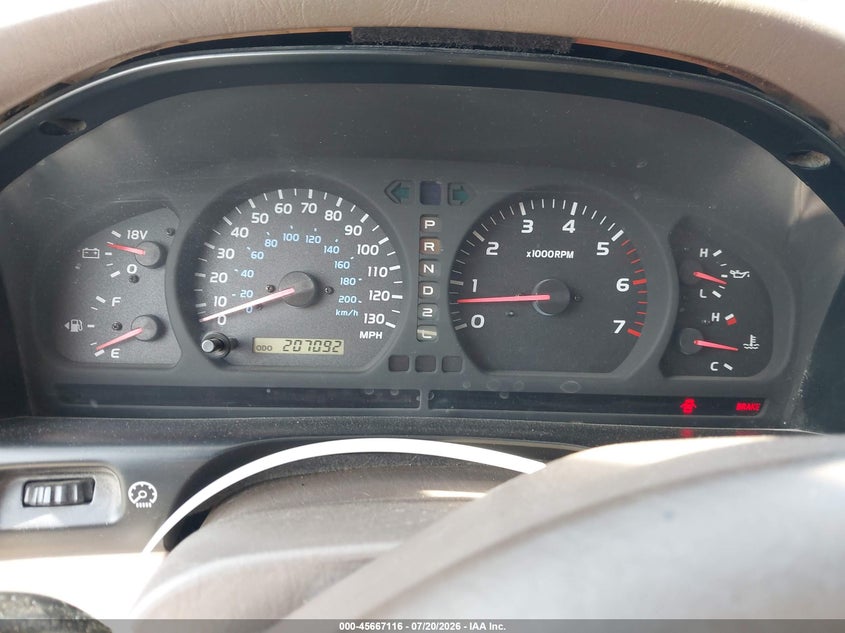 2001 Toyota Land Cruiser VIN: JTEHT05J712003703 Lot: 45667116