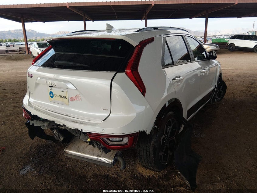 Vin: kndct3le7p5060383, lot: 46165692, kia niro sx touring 20234