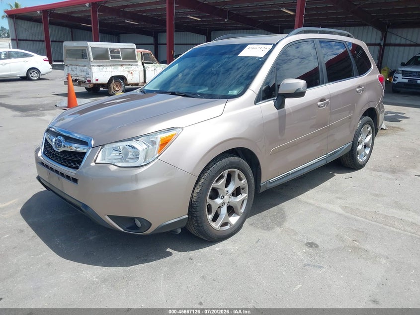 Vin: jf2sjauc4fh569686, lot: 46165698, subaru forester 2.5i touring 20152