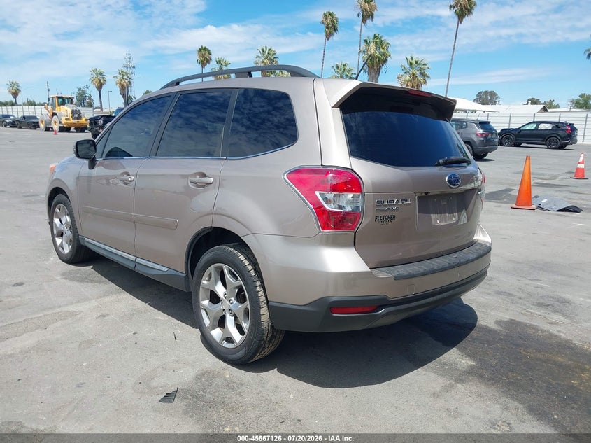 Vin: jf2sjauc4fh569686, lot: 46165698, subaru forester 2.5i touring 20153