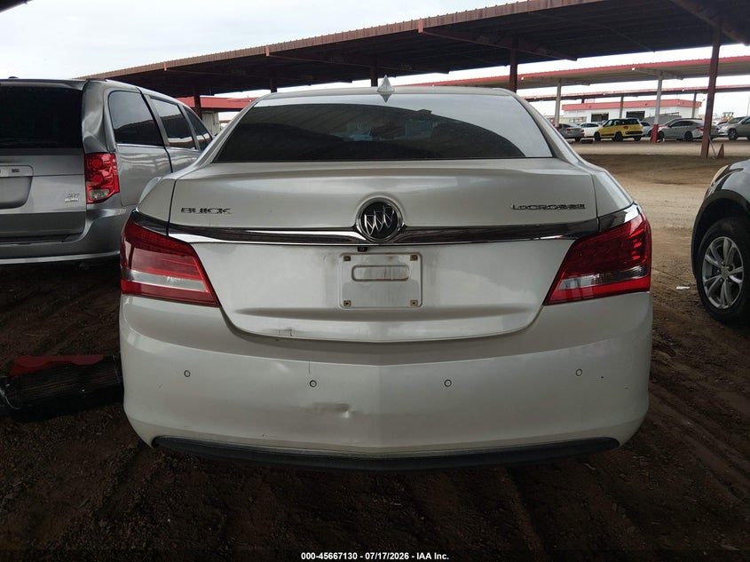 2016 Buick Lacrosse Leather VIN: 1G4GB5GRXGF178060 Lot: 45667130
