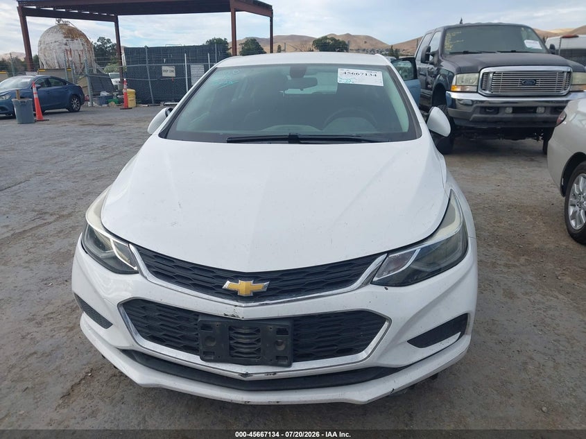 2018 Chevrolet Cruze Lt Auto VIN: 3G1BE6SM6JS587790 Lot: 45667134