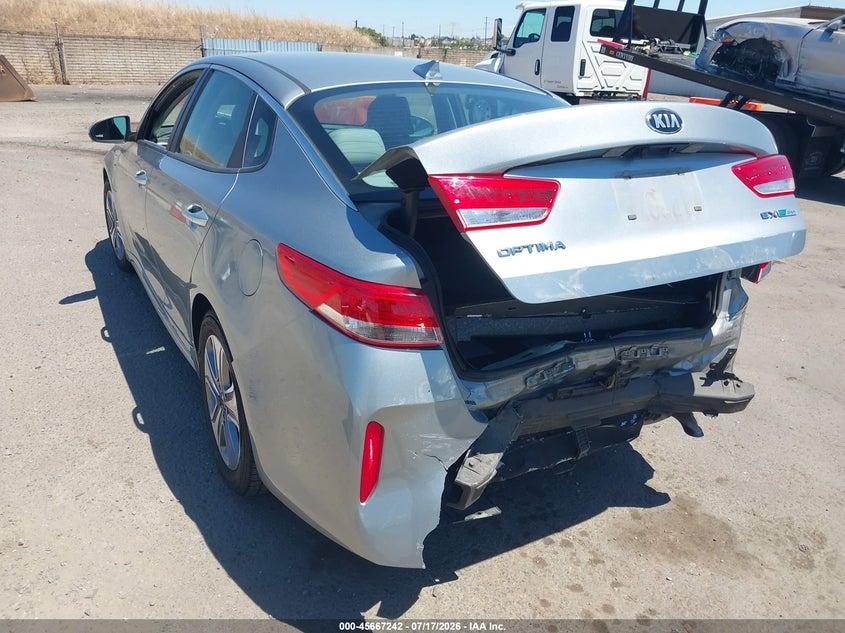 Vin: knagv4ldxh5012903, lot: 46165814, kia optima plug-in hybrid ex 20173