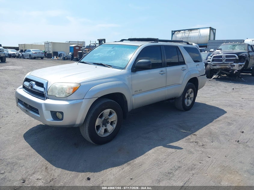 2006 Toyota 4Runner, Rear, IAAI, VIN JTEBU14R368057567 — photo 2